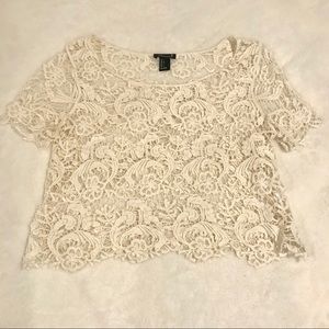 Forever21 Crochet Crop Top